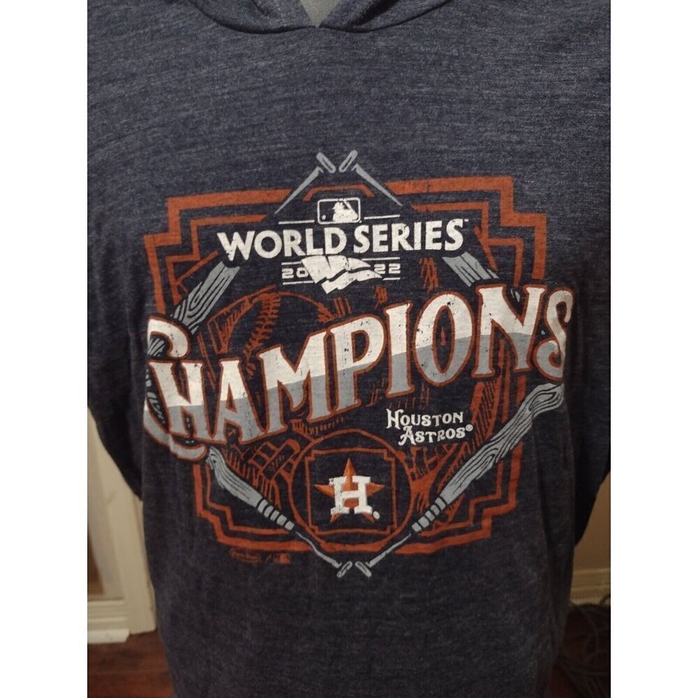 New Houston Astros Women's Hoodie 2022 Champions Majestic Threads Size 2XL Blue - Picture 4 of 9